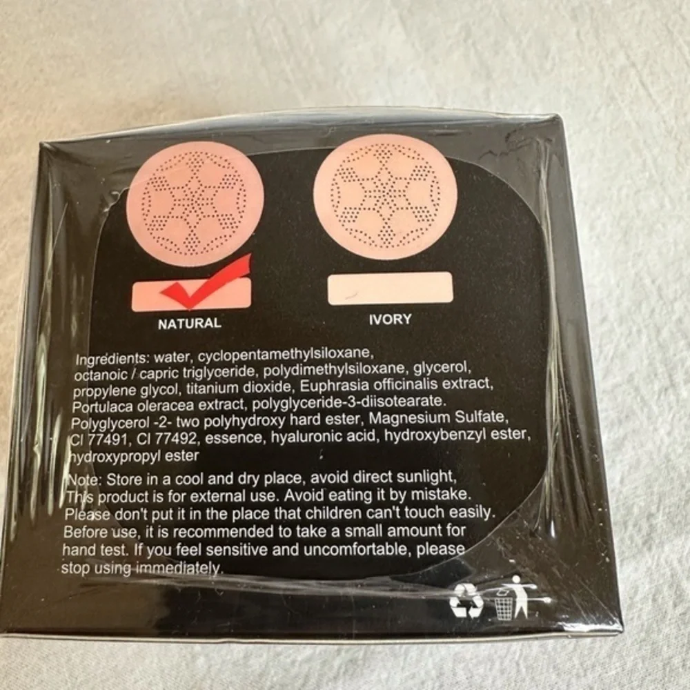NWOT CC Cream Foundation, Mushroom Head Air Cushion Cream,